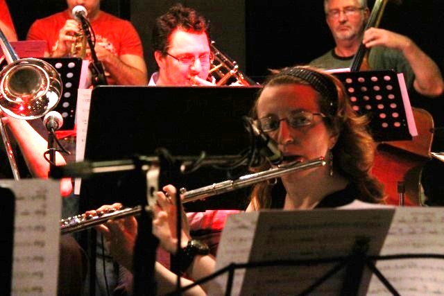 Anna Jordanous playing flute
