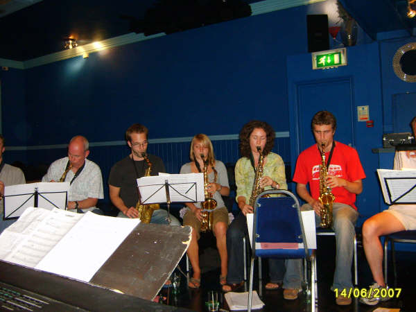 part of the sax section